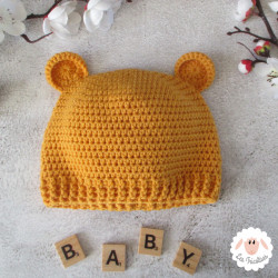 Bonnet ourson et chaussons