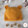 Bonnet ourson et chaussons