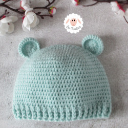 Bonnet ourson et chaussons
