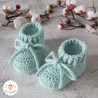 Bonnet ourson et chaussons