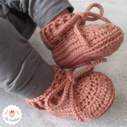 Bonnet et chaussons en laine mérinos