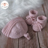 Bonnet et chaussons en laine mérinos