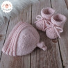 Bonnet et chaussons en laine mérinos