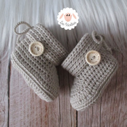 Chaussons handmade en laine mérinos