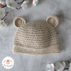 Bonnet ourson et chaussons d'hiver