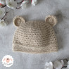 Bonnet ourson et chaussons d'hiver
