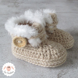 Bonnet ourson et chaussons d'hiver