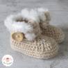 Bonnet ourson et chaussons d'hiver