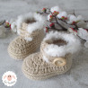 Bonnet ourson et chaussons d'hiver