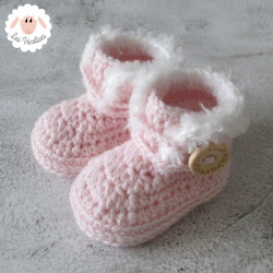 Chaussons d'hiver à boutons