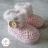 Chaussons d'hiver à boutons