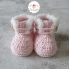 Chaussons d'hiver à boutons