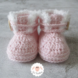 Chaussons d'hiver à boutons