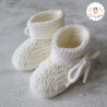 Chaussons bébé en laine épaisse