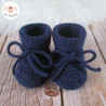 Chaussons bébé en laine mérinos