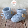Chaussons fille ou garçon en laine mérinos