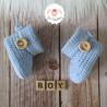 Chaussons fille ou garçon en laine mérinos