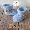 Chaussons fille ou garçon en laine mérinos