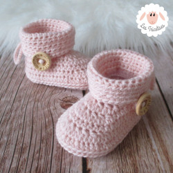 Chaussons fille ou garçon en laine mérinos