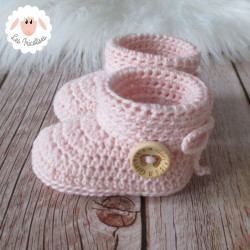 Chaussons fille ou garçon en laine mérinos