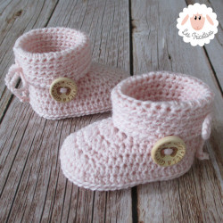 Chaussons fille ou garçon en laine mérinos