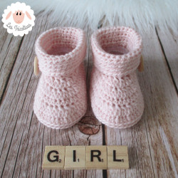 Chaussons fille ou garçon en laine mérinos