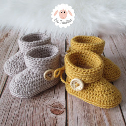 Chaussons en laine mérinos