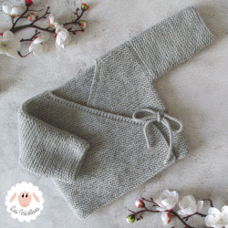 Brassière et chaussons en laine mérinos