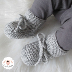 Brassière et chaussons en laine mérinos