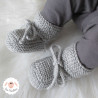 Brassière et chaussons en laine mérinos