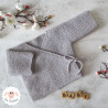 Brassière de naissance en laine mérinos