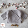 Brassière de naissance en laine mérinos