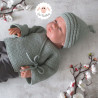 Brassière de naissance en laine mérinos