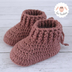 Chaussons bébé en laine bio
