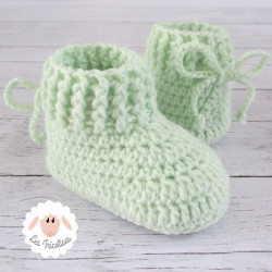 Chaussons bébé en laine bio