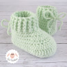 Chaussons bébé en laine bio