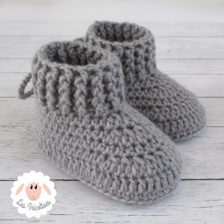 Chaussons bébé en laine bio