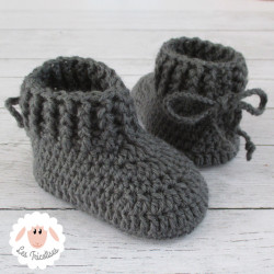 Chaussons bébé en laine bio