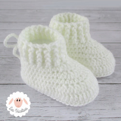 Chaussons bébé en laine bio
