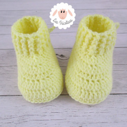 Chaussons bébé en laine bio
