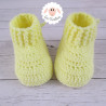 Chaussons bébé en laine bio