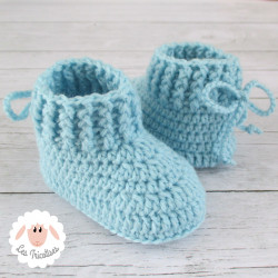 Chaussons bébé en laine bio