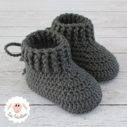Chaussons bébé en laine bio