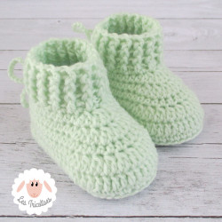 Chaussons bébé en laine bio
