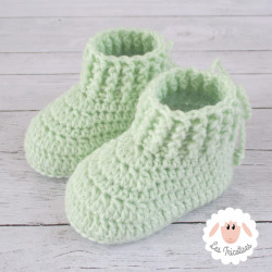 Chaussons bébé en laine bio