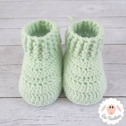 Chaussons bébé en laine bio