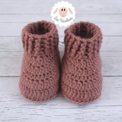 Chaussons bébé en laine bio