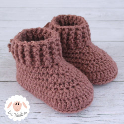 Chaussons bébé en laine bio
