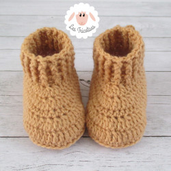 Chaussons bébé en laine bio
