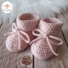 Chaussons de naissance en laine bio